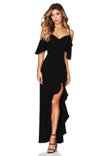 Load image into Gallery viewer, ANGEL FRILL MAXI - BLACK
