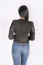 Load image into Gallery viewer, BESSY BIKER JACKET - BLACK