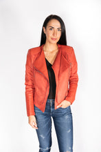 Load image into Gallery viewer, BESSY BIKER JACKET - RUST