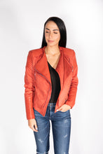 Load image into Gallery viewer, BESSY BIKER JACKET - RUST