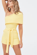 Load image into Gallery viewer, CAPE PLAYSUIT - YELLOW