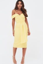 Load image into Gallery viewer, YELLOW MIDI DRESS