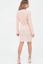 Load image into Gallery viewer, SEQUIN RUCHED MINI DRESS