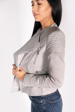 Load image into Gallery viewer, BESSY BIKER JACKET - GRAY