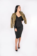 Load image into Gallery viewer, BESSY BIKER JACKET - KHAKI