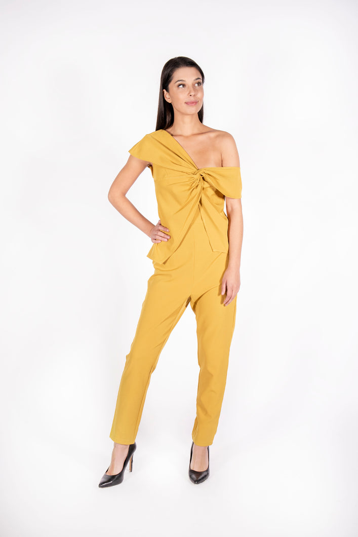 KARA JUMPSUIT - MUSTARD
