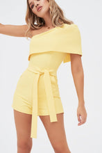 Load image into Gallery viewer, CAPE PLAYSUIT - YELLOW