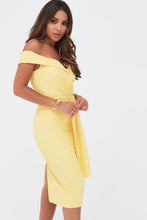 Load image into Gallery viewer, YELLOW MIDI DRESS
