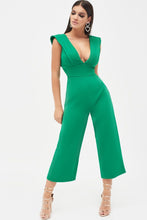 Load image into Gallery viewer, RUFFLE CULOTTE LEG JUMPSUIT