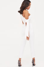 Load image into Gallery viewer, TIE SLEEVE JUMPSUIT - WHITE