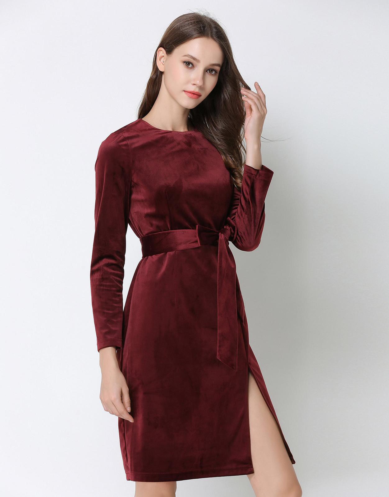 VELVET BERRY DRESS Size 8