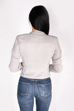 Load image into Gallery viewer, BESSY BIKER JACKET - GRAY