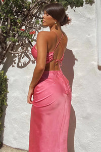Slip Dress - Strawberry Pink