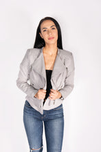 Load image into Gallery viewer, BESSY BIKER JACKET - GRAY
